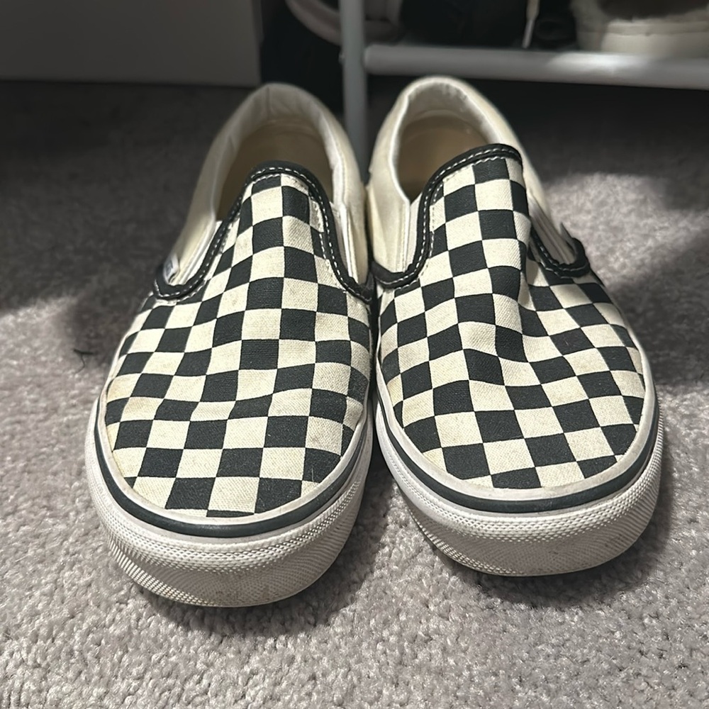 Checkered vans size 7 women’s